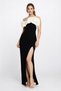 Asymmetric Bloom Statement Dress