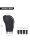 Universal for All Vehicles Manual Car Gear Shift Knob 5/6 Speed Compatible with Replaceable Cover - 3
