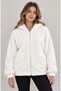 Women's Plush Fleece - Hooded with Zipper - 4