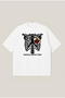 Broken Heart Club Printed Oversize Boxy Cut Unisex 100% Cotton Tshirt |   Streetwear