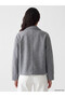 Two Mt Shop Quality Xside Gray Oversize Women's Cashmere Coat - 5
