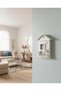 AASAI CART Coastal Theme Wall Mounted Key Box with Seaside Art & Note Area, Handmade Nautical Key Organizer for Home Entryway or Cottage, 26x7x17 cm - 4