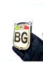Special for Labelers Double Kissing Internal Bonding Bg Bulgaria Design King Crown Glass Ornament - 2