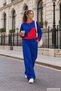 Women's Tracksuit Set with Crew Neck, Relaxed Fit, Elastic Waist
