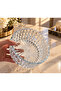 Tessera Handmade Cut Crystal Glass Bowl 19 cm – Decorative Salad, Fruit, and Serving Bowl
