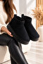 Women's Brown Suede Platform Ankle Boots with Fur Inside for Warmth - 2