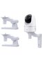 حزمة من قطعتين من حوامل الحائط الأمنية القابلة للتعديل المتوافقة مع كاميرات Eufy Security Indoor Cam E220 و P24 Eufycam