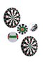 12 Inch Wooden Dart Board Includes 4 Metal Tip Darts Arrows - 4