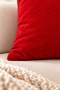 Luxurious Velvet Textured Solid Color Cushion Cover 42X42 cm |   1 Soft Textured Decorative Pillowcase - 4