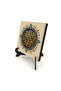 Illuminated Patterned Word-I Tevhid Printed Wooden Tabletop 10X10 1G-Tevhid