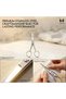 MUSI 4" Mustache Scissors, Small Scissors, Beard Scissors, Eyebrow Scissors - 3
