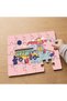 School Bus - School - 24 Piece Wooden Children's Puzzle with Landscape Design Mpk1006