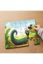 24 Piece Wooden Children's Puzzle with Cute Green Snake Design Mpk0431