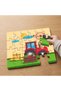 24 Piece Wooden Children's Puzzle with Tractor Design on the Farm Mpk0476