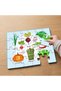Let's Learn Vegetables Designed 24 Piece Wooden Children's Puzzle Mpk0754