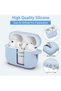 غطاء لسماعات Airpods Pro 3، غطاء شفاف مقاوم للصدمات من مادة TPU - 3