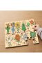24 Piece Wooden Children's Puzzle with Cute Flowers Design Mpk0194