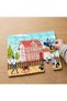 Dog Walking Man - 24 Piece Wooden Children's Puzzle with Police Car Design Mpk0536