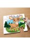 24 Piece Wooden Children's Puzzle with Cute Baby Deer Design Mpk0368
