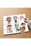 I'M Learning Professions Designed 24 Piece Wooden Children's Puzzle Mpk1103