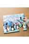 24 Piece Wooden Children's Puzzle with New Year's Penguins Design Mpk1000