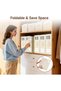 6 Pcs Bed Sheet Organisers Folding Storage, Bedding Storage Box, Beige - 4