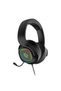 RGB Headphone with Detachable Microphone - Black