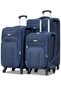Swift Expandable Soft Material Lightweight Luggage 3PCS (20/24/28 Inch), Suitcase Set, Combination Lock