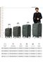 Swift Expandable Soft Material Lightweight Luggage 3PCS (20/24/28 Inch), Suitcase Set, Combination Lock - 6