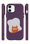 iPhone 12 Vorian Magsafe Double Layer Water Stained Cat Case - 3