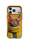 iPhone 17 Pro Max Vorian Magsafe Double Layer Yellow Scarf Cat Case