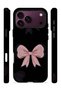 iPhone 18 Pro Vorian Magsafe Double Layer Midnight Pink Bow Case - 3