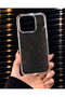 iPhone 16 Pro Max (6.9 Inch) Compatible Super Slim Silvery Shiny Glittery Hard Glossy and Non-Yellowing Thin Transparent Mica Case