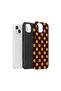 iPhone 13 Vorian Double Layer Burgundy Lemon Polka Dot Case - 2