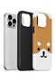 iPhone 15 Pro Vorian Double-Layered Case with Caramel Dog Design - 2
