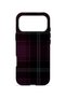 iPhone 18 Pro Vorian Double Layered Plum Black Plaid Case - 4