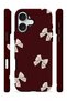 iPhone 16 Plus Vorian Magsafe Double Layer Ivory Bow Scatter Case - 3