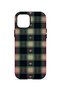 iPhone 12 Vorian Magsafe Double Layer Heart Vintage Plaid Case - 4