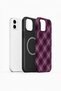 iPhone 12 Vorian Magsafe Double Layer Lilac Smoke Plaid Case - 2