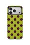 iPhone 17 Pro Vorian Double Layer Lemon Plum Polka Dot Case