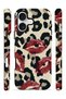 iPhone 16 Vorian Double Layer Leopard Lipstick Marks Case - 3