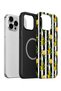iPhone 15 Pro Max Vorian Magsafe Double Layer Yellow Rose Stripe Case - 2