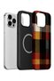 iPhone 15 Pro Max Vorian Magsafe Dual Layer Autumn Cabin Plaid Case - 2