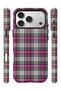 iPhone 17 Pro Max Vorian Magsafe Dual Layer Gray Fuchsia Plaid Case - 3