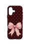 iPhone 16 Plus Vorian Magsafe Double Layer Blush Heart Bow Case - 4