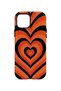 iPhone 13 Vorian Double Layer Retro Heart Wave Case - 4
