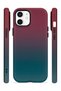 iPhone 12 Vorian Double Layer Teal Plum Gradient Case - 3