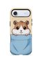 iPhone 17 Air Vorian Double Layer Pocket Case with Hamster
