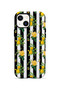 iPhone 14 Plus Vorian Double Layer Yellow Rose Stripe Case