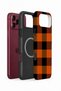 iPhone 18 Pro Max Vorian Magsafe Dual Layer Orange Buffalo Check Case - 2